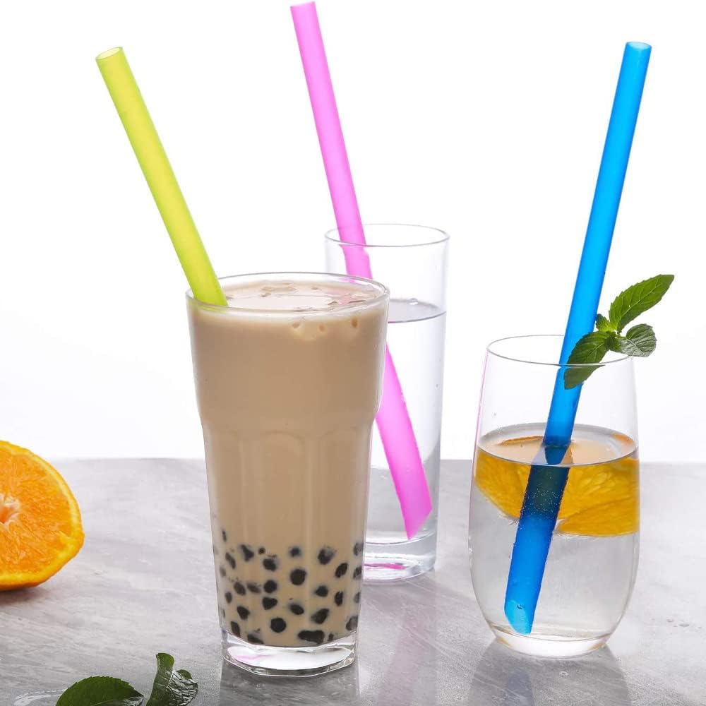 Bubble tea rietjes - Boba rietjes voor dikke smoothies - 8 stuks