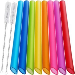Bubble tea rietjes - Schoonmaakborstels - 8 stuks - Kleurrijk