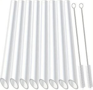 Bubble tea rietjes - Boba rietjes voor dikke smoothies - 8 stuks