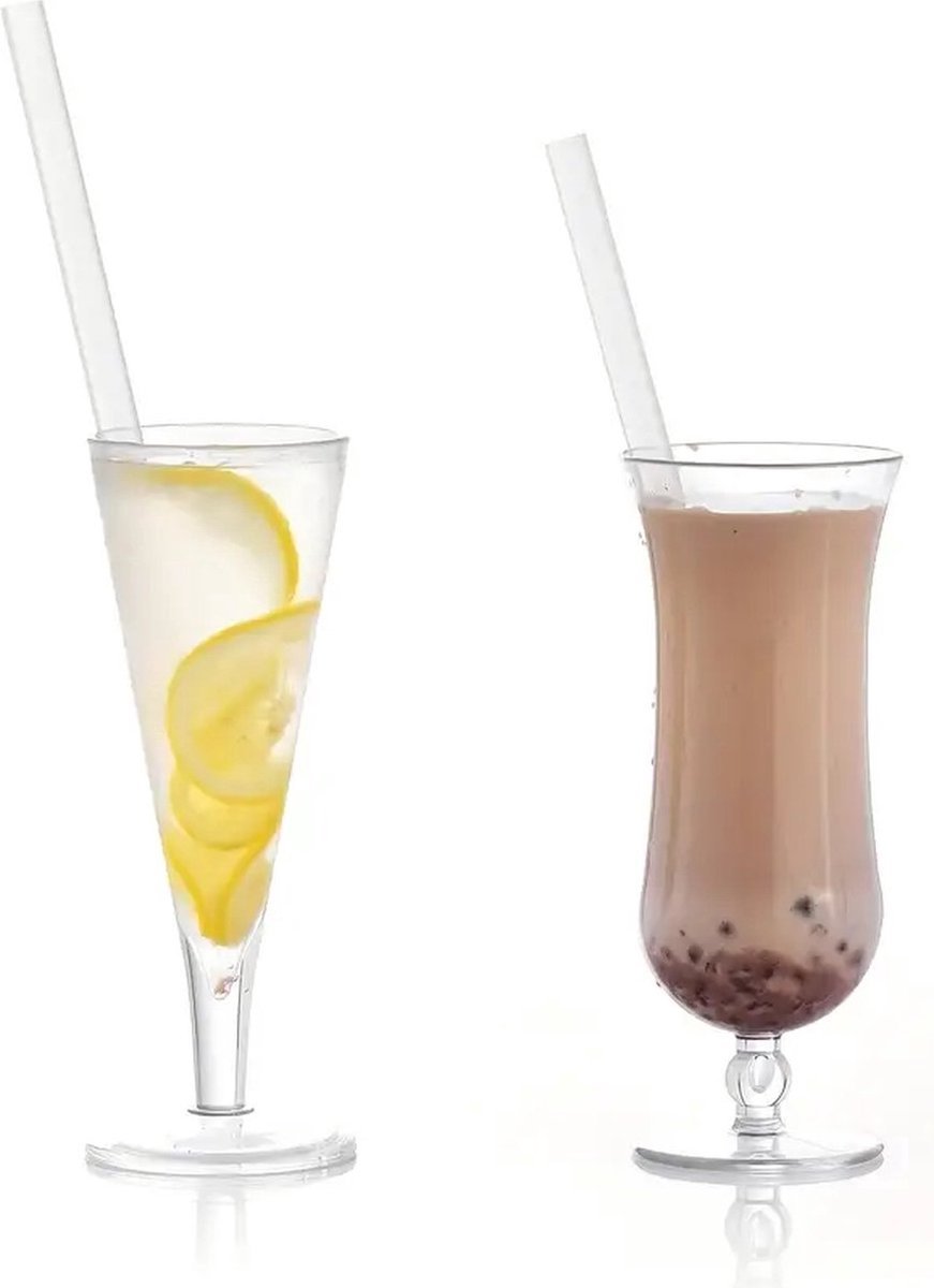 Bubble tea rietjes - Boba rietjes voor dikke smoothies - 8 stuks 4 Bubble tea rietjes - Boba rietjes voor dikke smoothies - 8 stuks - Afbeelding 4