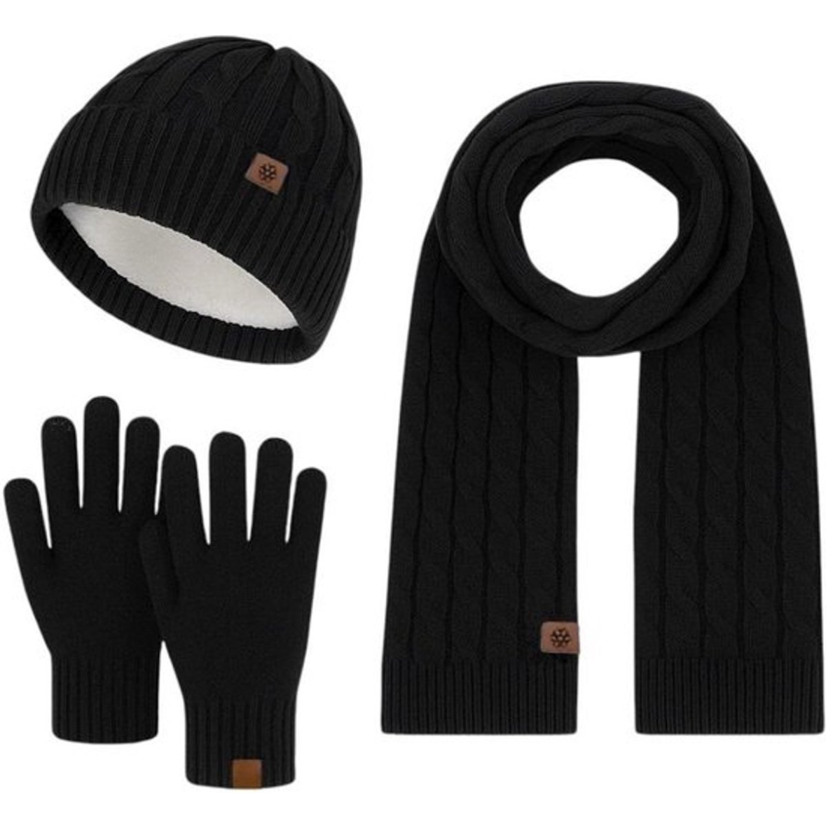 Winterset Heren en Dames - Muts, Sjaal en Handschoenen