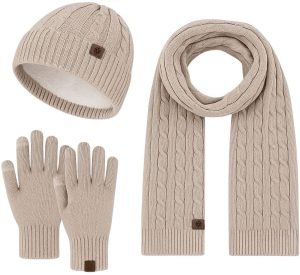 Winterset Heren en Dames - Muts, Sjaal en Handschoenen