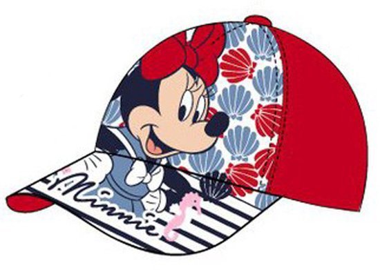 Disney Minnie Mouse pet - Kinderpet voor meisjes - Rood 2 Disney Minnie Mouse - Kinderpet voor meisjes - 52 cm