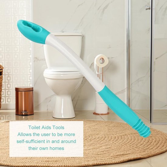 Afveeghulp toiletpapier - Hulpmiddel afvegen - Toilethulpmiddel - Groen