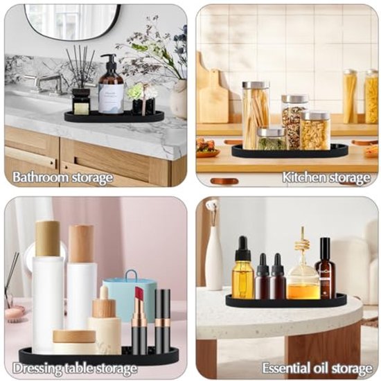 Siliconen zeephouders - Handzeep zeepbakjes - Antislip - 2 stuks - Zwart