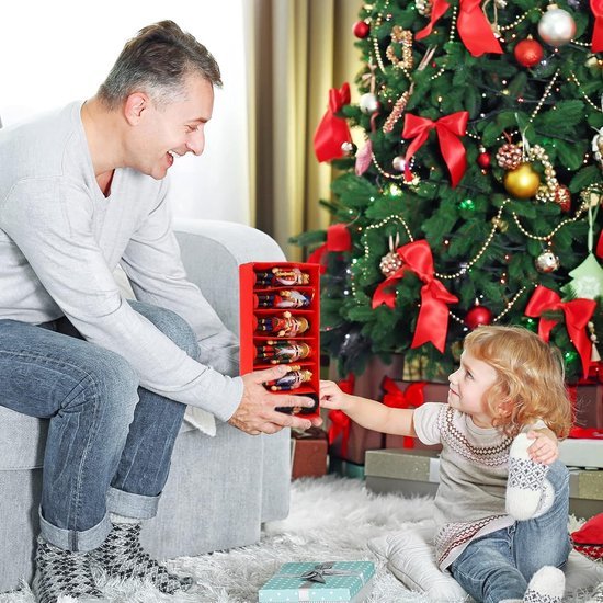 Hangende notenkrakers - Kerstmis - Mini houten soldaatjes - 6 stuks