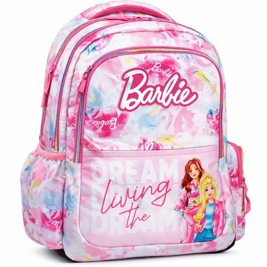 Barbie Paints rugzak - Schooltas voor meisjes - Living The Dream - Roze