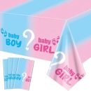 Tafelkleed Boy or Girl - Gender reveal - Wegwerp tafellaken - 130 x 220 cm