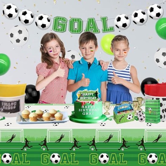 Tafelkleed voetbal - Wegwerp tafellaken - 130 x 220 cm