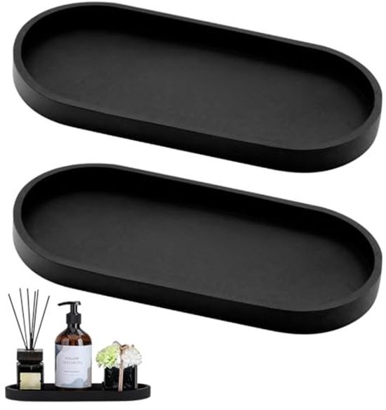 Siliconen zeephouders - Handzeep zeepbakjes - Antislip - 2 stuks - Zwart