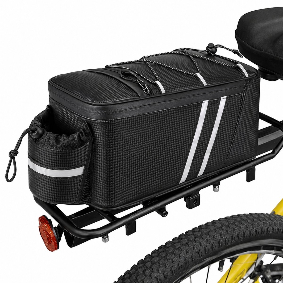 Fietstas voor bagagedrager - Opbergtas voor fiets - Zwart