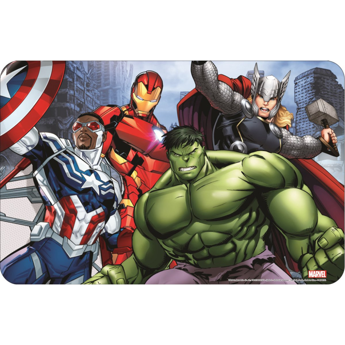 Avengers Team Placemat - 43 x 28 cm - Marvel