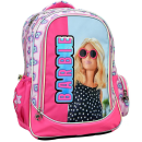 Barbie rugzak met hartjes - Schooltas - Roze/blauw