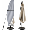 Parasolhoes voor parasol - Grijs - Beschermhoes tuinparasol - Waterdicht
